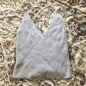 Brandy Melville Cropped Sweater Tank